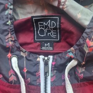 Empire womens windbreaker hoodie jacket size m